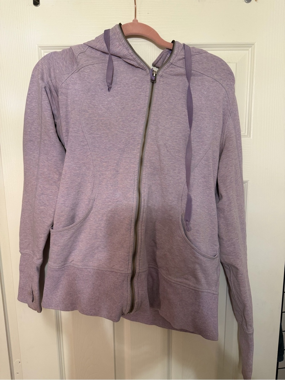 lululemon athletica Light Lavender Zip Hoodie Jacket